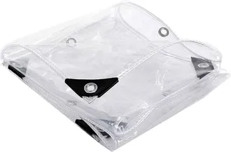 OEM Lona De Pvc, Transparente, Impermeable, Reforzada, Para Jard&iacute;n E Interiores