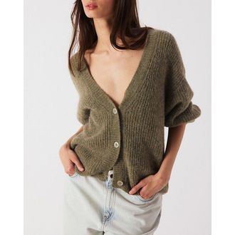 American Vintage Ruimvallend vest met V-hals, EAST