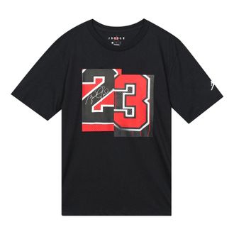 Nike Jordan Air Jordan Athleisure Casual Sports Short Sleeve 23 Black AQ4109-010