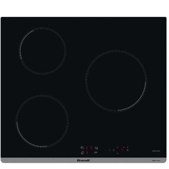 Brandt Placa De Inducci&oacute;n 60cm 3 Fuegos 7400w Negra. - Bpi1631ub