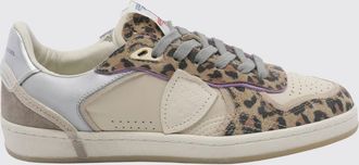 Philippe Model Sneakers basse Pgal in pelle scamosciata con stampa animalier