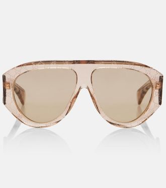 Gucci Gafas de sol m&aacute;scara Signoria con GG