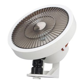 OEM Ventilador De Pared Peque&ntilde;o Con Mando A Distancia, Mini Ventilador Oscilante Con Luz Nocturna, 3 Velocidades, Blanco, Ideal Para Autocaravana, Dormito