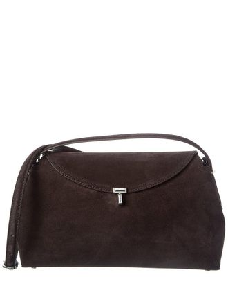 Toteme Toteme T Lock Suede Shoulder Bag