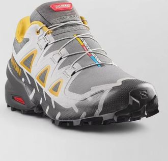 Salomon silk mesh sneakers contrast accents lace