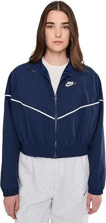 Nike Sportswear Windrunner Woven Jacket Speed Womens Jacket Midnight Navy/Sail/Sail : 2XL (US 20-22)