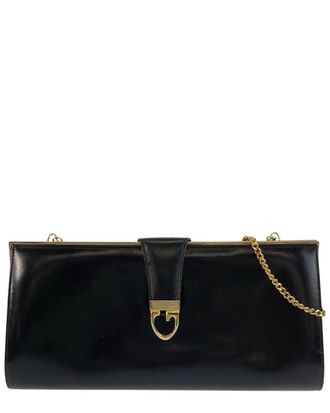 Gucci Black Calfskin Chain Shoulder Bag (Authentic Pre-Loved)