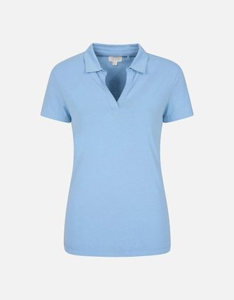 Mountain Warehouse Womens Mountain Warehouse Womens/Ladies UV Protection Polo Shirt - Blue - Size: 10