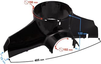 OEM Funda Para Manillar De Patinete Tres, Color Negro