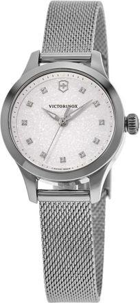 Victorinox by Swiss Army Alliance XS Quartz Silver Crystal Dial Steel Womens Watch 241878