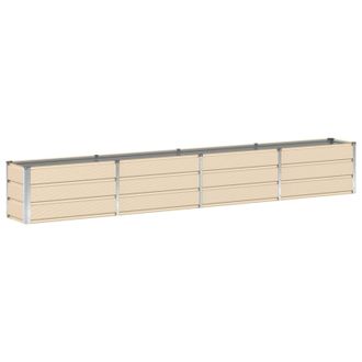 vidaXL Jardinera Marfil 320 X 40 X 45 Cm Acero Vidaxl