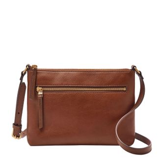 Fossil Womens Fiona Leather Crossbody