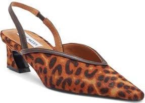 Steve Madden Haleigh Slingback Pump in Leopard Calf Hair at Nordstrom Rack, Size 7.5