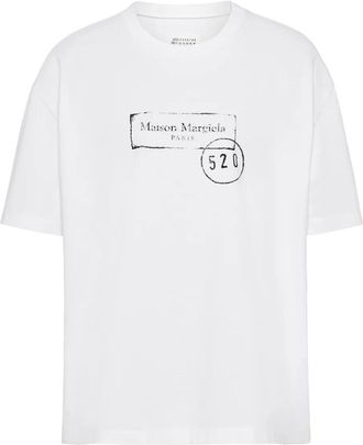 Maison Margiela T-shirt con stampa - Bianco