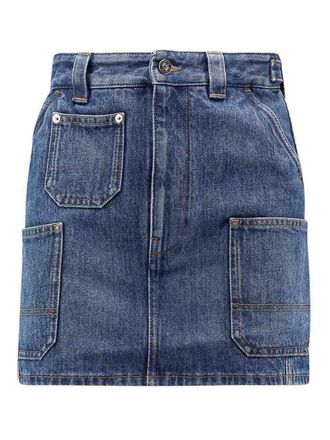 Givenchy Gonna Mini In Denim