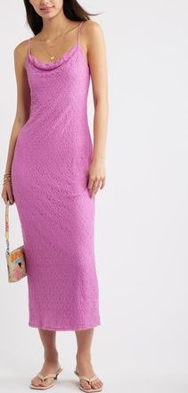 BP. Lace Cowl Neck Maxi Dress in Pink Crocus at Nordstrom, Size Xx-Small