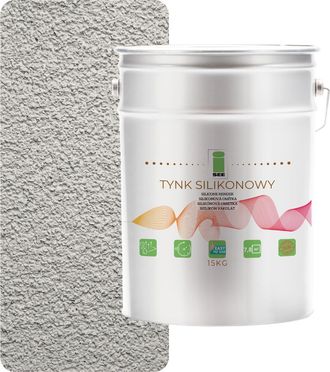 OEM Revestimiento Exterior De Silicona Para Fachadas, Gris C&aacute;lido, 1,5 Mm, Calidad Premium, 15 Kg