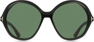 Tom Ford FT1282 ANNABELLE-02 01N Womens Sunglasses Black Size 60