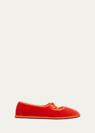 Vibi Venezia Brigitte Velvet Mary Janes