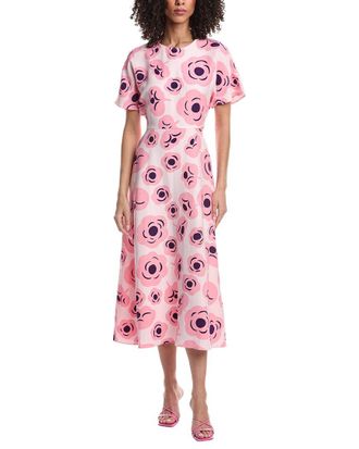 Marimekko Helea Tumma Linen-Blend Maxi Dress