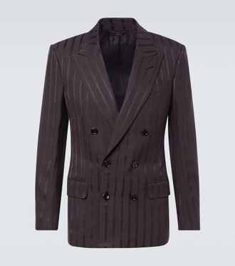 Tom Ford Striped jacquard blazer