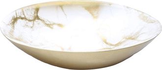 Alice Pazkus Marbleized Oval Bowl