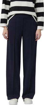 s.Oliver Jerseyhose S.OLIVER, Damen, Gr. 34, N-Gr, navy, Jersey, Obermaterial: 61% Viskose, 35% Polyamid, 4% Elasthan. Futter: 100% Polyester, unifarben, regul