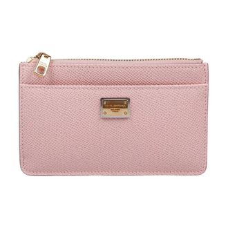 Dolce & Gabbana Wallets & Cardholders, female, Pink, Size: ONE SIZE Dauphine Calfskin Card Holder