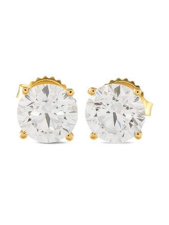 Luxury Bazaar diamond stud earrings - Oro