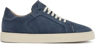 Kazar Donkerblauwe sneakers op een witte zool - Heren - Sneakers - Blauw - 41 EU - Su&egrave;de - Schoenen