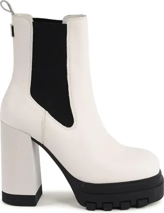 Tommy Hilfiger Chunky Platform Ankle Boot - White