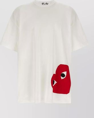 Comme Des Gar&ccedil;ons crew neck graphic print short sleeve t-shirt