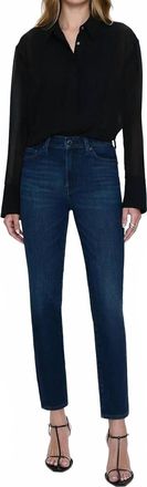 Pistola Denim Madi High Rise Slim Jeans In Blue