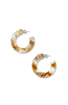 Machete Jewelry Kate Hoops in Baja Tortoise at Nordstrom