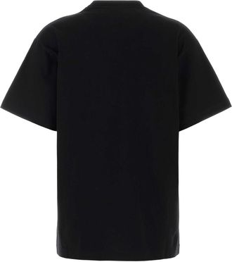 Gucci Womens Black Cotton T-Shirt Blackmix Fabric