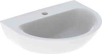 Keramag Keramag - Geberit Renova Lavabo Con Enjuague Manual, 1 Agujero Para Grifo