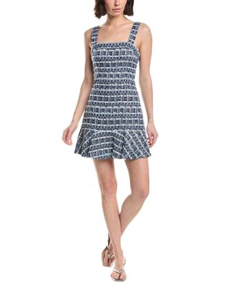 Alice & Olivia Alice + Olivia Kaidra Drop-Waist Mini Dress