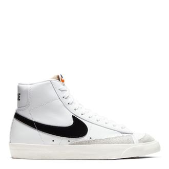Nike Womens Blazer Mid 77 Hi Top Trainers in White/Black - Size UK 6