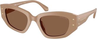 Michael Kors MK2234B LE PRAZ 355573 Womens Sunglasses Brown Size 50