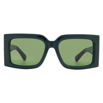 Ferragamo Ferragamo Green Square Ladies Sunglasses SF2032S 302 55