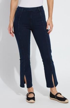 Lyss&eacute; Britt Split Ankle Flare Leg Jeans in Indigo at Nordstrom Rack, Size X-Large