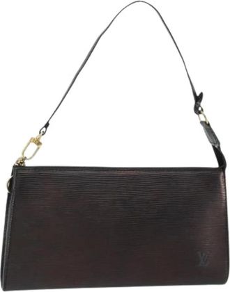 Louis Vuitton Pre-owned Shoulder Bags, female, Black, Size: ONE SIZE Pre-owned Vintage Shoulder Bag