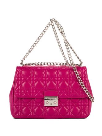 Dior quilted chain shoulder bag - women - Leather - One Size - Pink