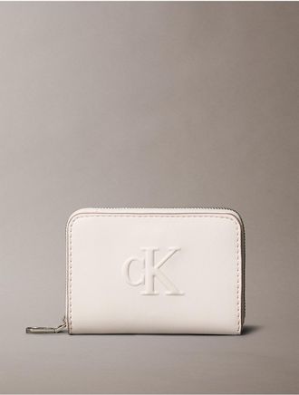 Calvin Klein Womens Sculpted Impression Wallet - Neutral