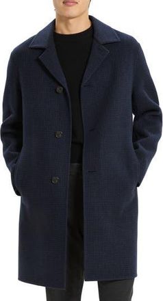 Theory Double Face Wool & Cashmere Topcoat in Baltic Multi - Zci at Nordstrom Rack, Size X-Large