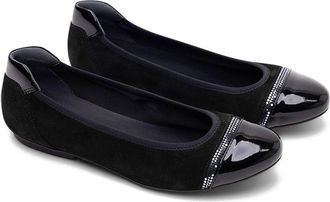 Hogan Sequined Leather Ballet Flat