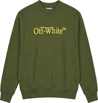 Off-white Sudadera Suave y Vers&aacute;til - Sweatshirts & Hoodies - Hombre - Verde - 2XL