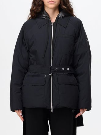 Moose Knuckles Water-Repellent Hooded Puffer Jacket with Adjustable Belt