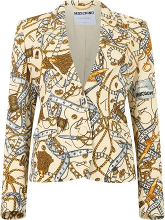 Moschino Donna, Giacche, Multicolore, L, new