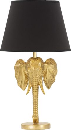 Mauro Ferretti Lámpara de mesa de resina dorada ø 32x59 cm